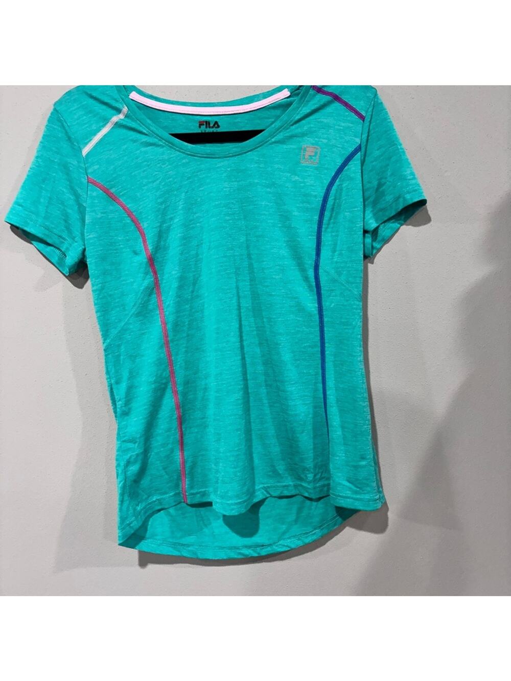 Fila Women's Turquoise Short Sleeve Tee